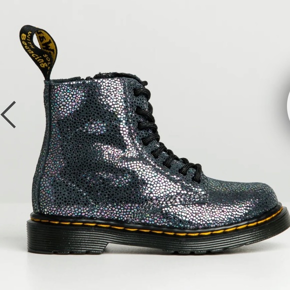 Dr. Martens Toddler Pascal Rainbow Boots - Picture 2 of 9
